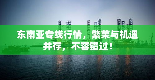 东南亚专线行情，繁荣与机遇并存，不容错过！