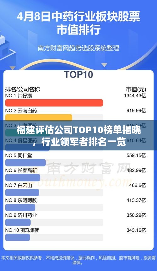 福建评估公司TOP10榜单揭晓，行业领军者排名一览