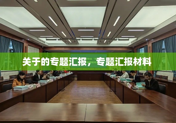 关于的专题汇报，专题汇报材料 
