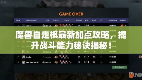 魔兽自走棋最新加点攻略，提升战斗能力秘诀揭秘！