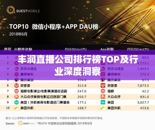 丰润直播公司排行榜TOP及行业深度洞察