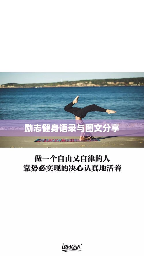 励志健身语录与图文分享