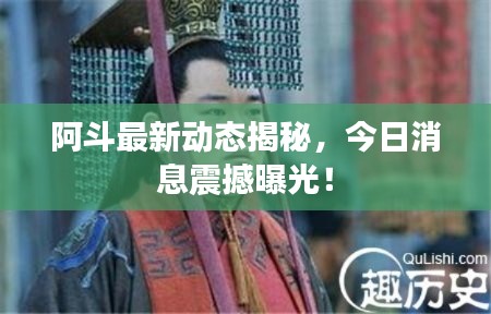 阿斗最新动态揭秘，今日消息震撼曝光！
