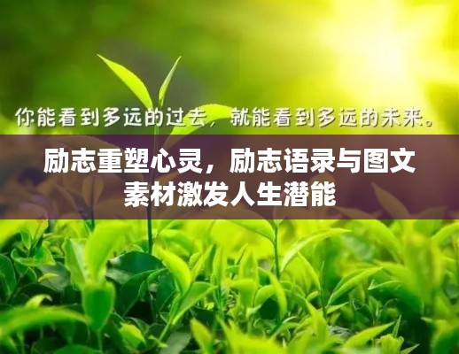 励志重塑心灵，励志语录与图文素材激发人生潜能