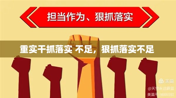 重实干抓落实 不足，狠抓落实不足 
