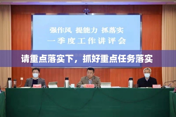 请重点落实下，抓好重点任务落实 