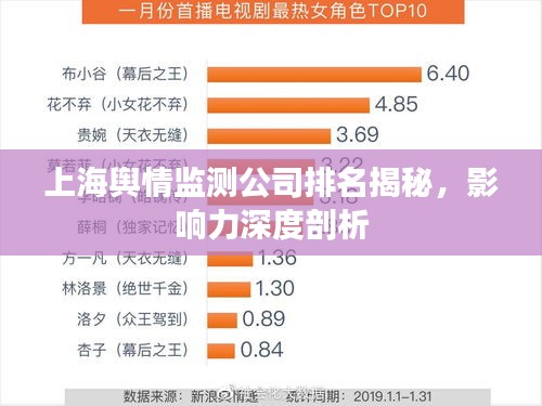 上海舆情监测公司排名揭秘，影响力深度剖析