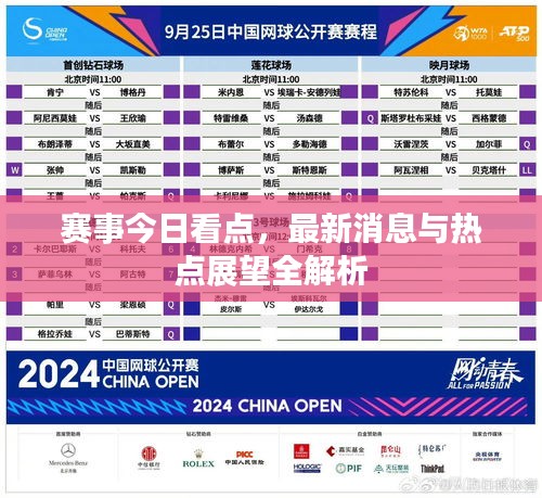 赛事今日看点，最新消息与热点展望全解析